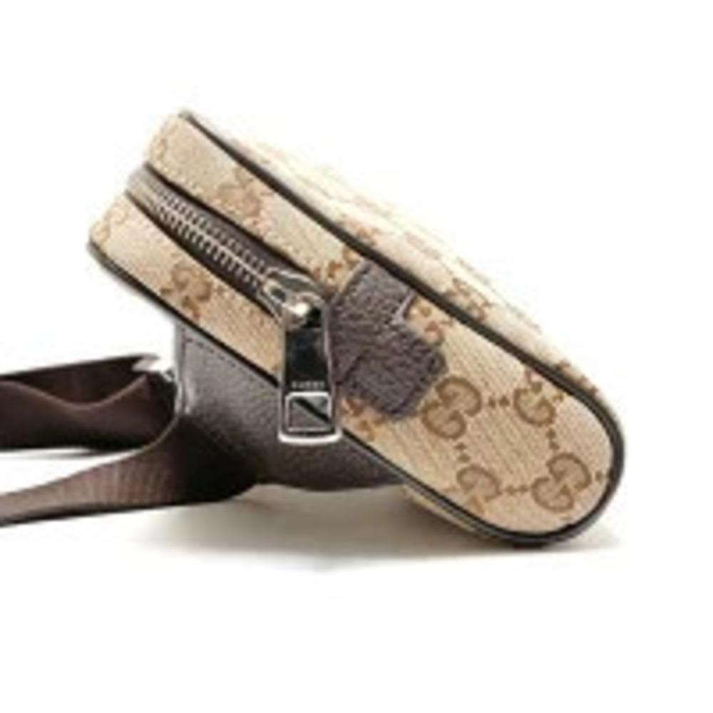 Gucci Waist Bag Brown GG Canvas - Picture 3 of 13